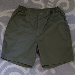 Boy Scouts Official Uniform Olive Vintage Chino Camping Shorts. Size 32.